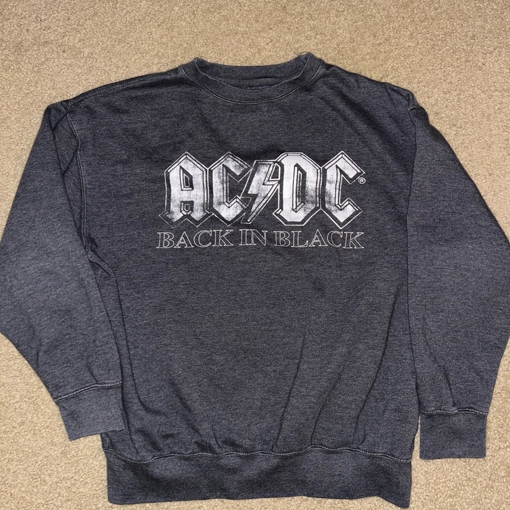 AC/DC Gray Sweater